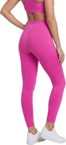 Juicy Couture Women's Leggings High Waisted Yoga Pants Tummy Control Workout Athletic Compression Running Gym Pilates in Kuwait