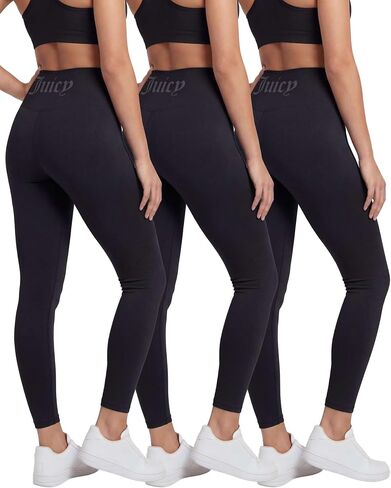 Juicy Couture Women's Leggings High Waisted Yoga Pants Tummy Control Workout Athletic Compression Running Gym Pilates in Kuwait