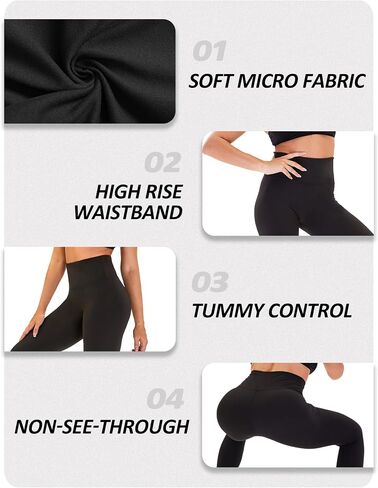ZOOSIXX High Waisted Leggings for Women - Tummy Control Soft Opaque Printed Pants with Camo, Leopard for Workout in Kuwait