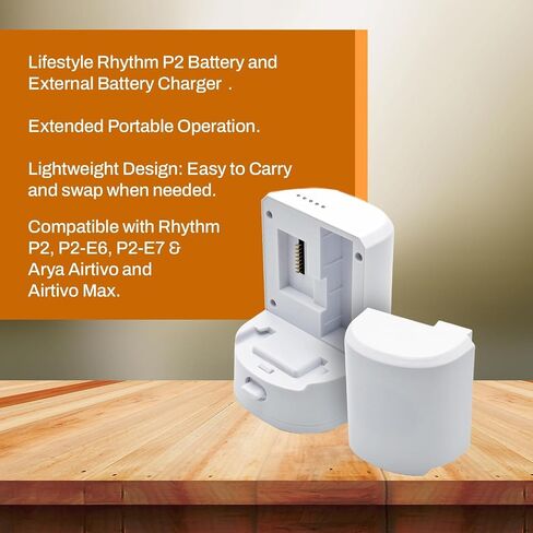 Main Clinic Supply Rhythm Healthcare P2 Battery Kit with External Charger & AC Power Supply in Saudi Arabia