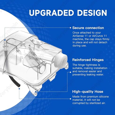 Universal Tubing Adapter for AirSense 11 & AirCurve 11 Machines, with 20-Pack Replacement Filters for AirSense 11 Series in Saudi Arabia