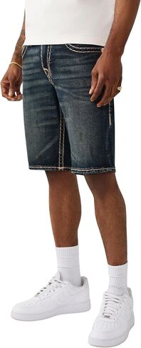 True Religion Men’s Ricky Flap Short – Relaxed Fit, Horseshoe Detailing in Kuwait