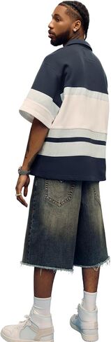 True Religion Men’s Mikey Super T Short – Relaxed Fit, Horseshoe Detailing in Kuwait