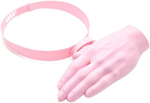 Novelty Hand-Shaped Sun Visor Hat, Funny Hand-Patterned Headband for Outdoor, Pink and Yellow, Unisex in Kuwait