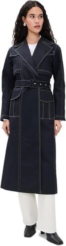 ALIGNE Trench Coat - Navy in Kuwait