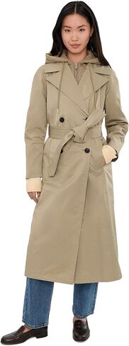 Avec Les Filles Women's Maxi Raglan Trench With Bib in Saudi Arabia