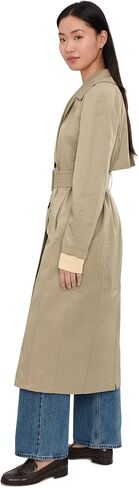 Avec Les Filles Women's Maxi Raglan Trench With Bib in Saudi Arabia
