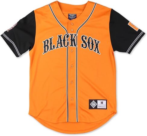 Big Boy Baltimore Black Sox S5 Adult Baseball Jersey [Orange] - ID#75078-127-207-0-0 in Kuwait