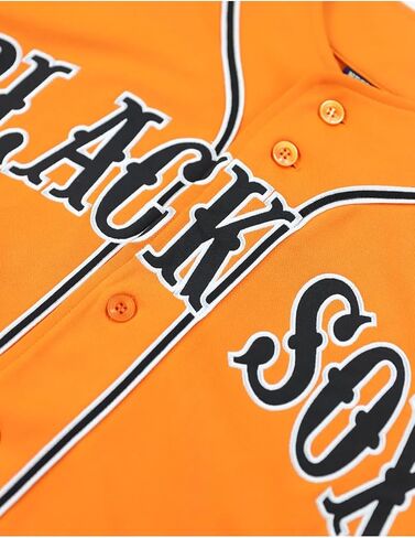 Big Boy Baltimore Black Sox S5 Adult Baseball Jersey [Orange] - ID#75078-127-207-0-0 in Kuwait