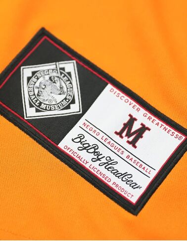 Big Boy Baltimore Black Sox S5 Adult Baseball Jersey [Orange] - ID#75078-127-207-0-0 in Kuwait