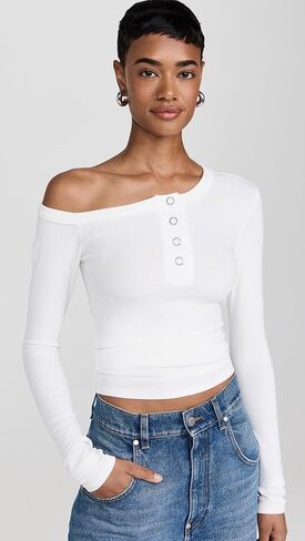 The Line by K Women's Harley Top, White, S in Saudi Arabia