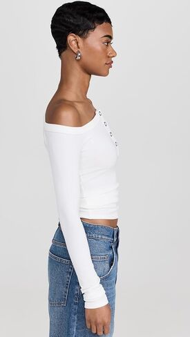 The Line by K Women's Harley Top, White, S in Saudi Arabia
