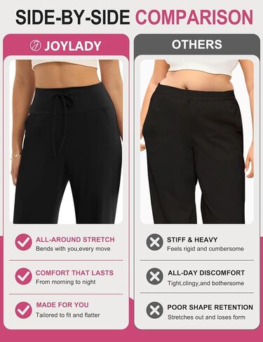 3 Pack Womens High-Waisted Pajama Pants with Pockets, Comfy Sleep Pj Pants for Yoga Lounge in Saudi Arabia