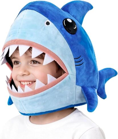 Shark Hat Mask,Shark Costume Halloween Masks,Fish Costume Hat in Saudi Arabia