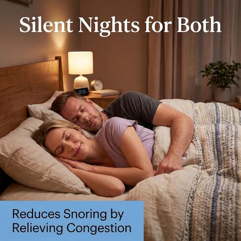 Extra Strength Nasal Strips for Snoring Relief, Tan Nose Strips to Improve Breathing & Nasal Congestion Relief from Cold & Allergies, Drug-Free Sleep Aid for Deviated Septum, 44 Count in Kuwait