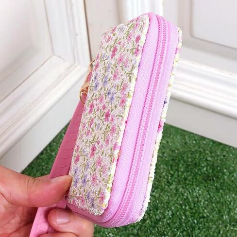 AACKS Flower Wallets with Strap Little Girls Flower Coin Pouch Small Cute Wallet for Teen Girls with Coin Pocket Cherry Fruit Wallet in Saudi Arabia