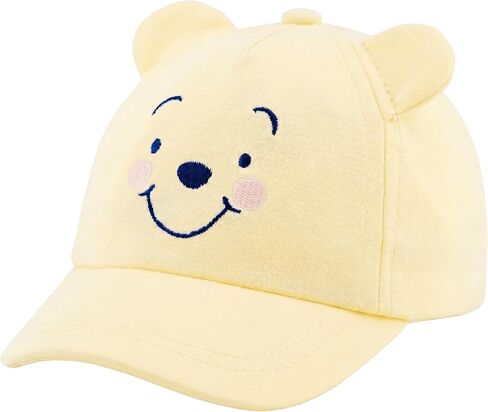 Disney Winnie the Pooh Toddler Baseball Hat – Kids Breathable Cotton Adjustable Cap with 3D Ears – Sun Hat for Boys & Girls Ages 2-6 in Kuwait