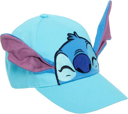 Disney Stitch Baseball Cap Kids Boys Girls 3D Ears Lilo & Stitch Summer Peaked Sun Hat in Kuwait