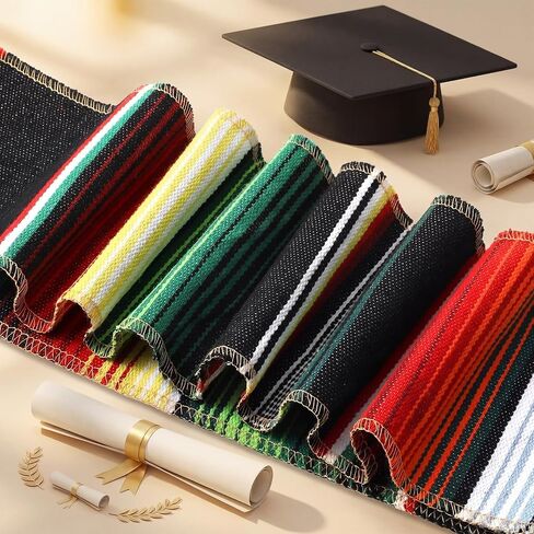 Janmercy Serape وشاح التخرج المكسيكي الأصيل فئة 2026 من أصل اسباني Serape سرق وشاح فئة الوشاح in Kuwait