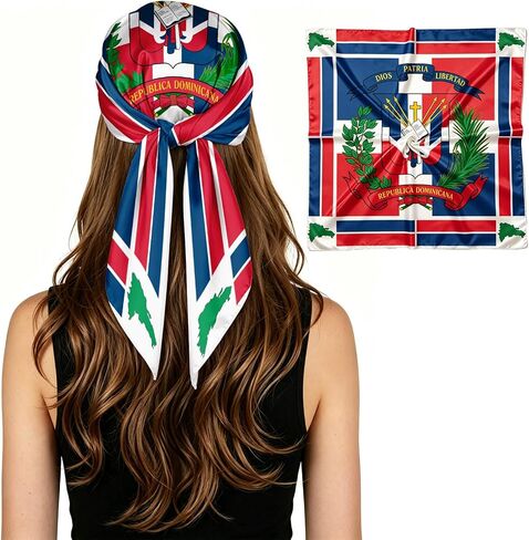 Fashion Head Scarf for Women Large Square bandanas Sleeping Wrap Satin Neck Bandana for Gift 27.5 x 27.5in in Saudi Arabia