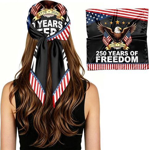 Fashion Head Scarf for Women Large Square bandanas Sleeping Wrap Satin Neck Bandana for Gift 27.5 x 27.5in in Saudi Arabia