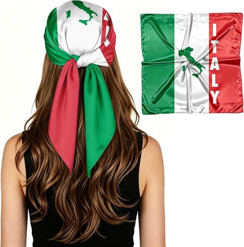 Fashion Head Scarf for Women Large Square bandanas Sleeping Wrap Satin Neck Bandana for Gift 27.5 x 27.5in in Saudi Arabia