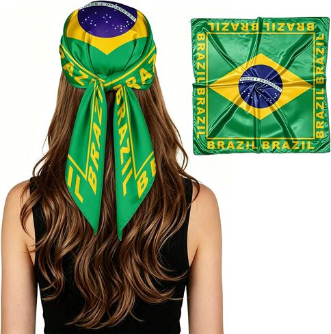 Fashion Head Scarf for Women Large Square bandanas Sleeping Wrap Satin Neck Bandana for Gift 27.5 x 27.5in in Saudi Arabia