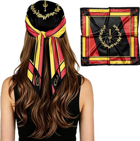 Fashion Head Scarf for Women Large Square bandanas Sleeping Wrap Satin Neck Bandana for Gift 27.5 x 27.5in in Saudi Arabia