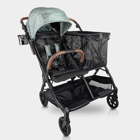 Baby+ Multi Use Baby Stroller & Personal Shopping Bag (Sage Green) in Saudi Arabia