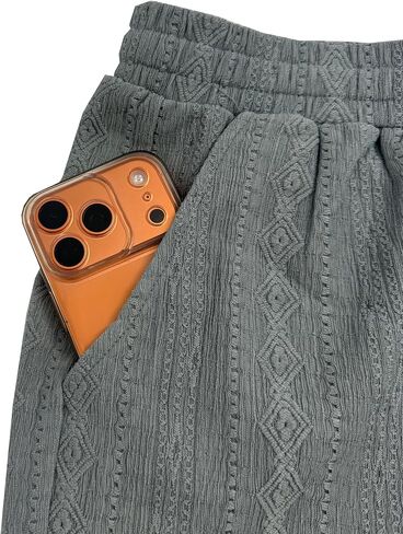 LOVESHOOT Mens Shorts Casual Summer Beach Shorts Cargo Short Loose Fit with Side Pockets for Vacation in Saudi Arabia