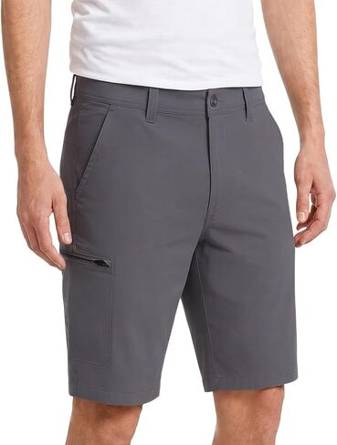 Weatherproof Vintage Mens Hiking Shorts, Quick Dry Lightweight Stretch Casual Shorts with Zipper Pockets in Saudi Arabia