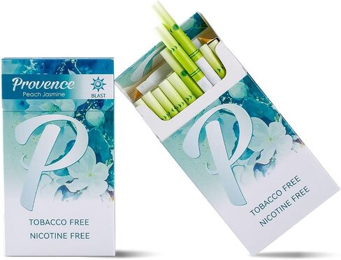 Provence Slim Herbal Cigarettes - Peach Jasmine | 2 Packs (40 Sticks) in Kuwait