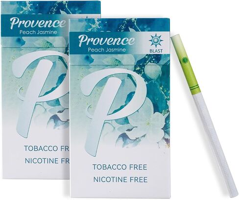 Provence Slim Herbal Cigarettes - Peach Jasmine | 2 Packs (40 Sticks) in Kuwait