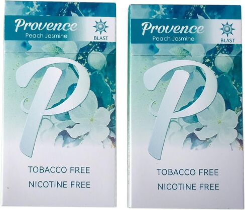 Provence Slim Herbal Cigarettes - Peach Jasmine | 2 Packs (40 Sticks) in Kuwait