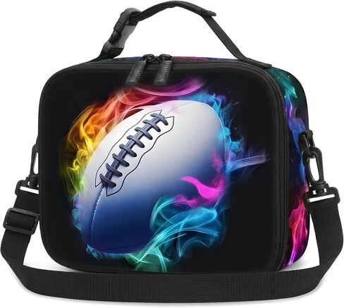 Gamer Boys Lunch Bag - Kids Lunch Box for Boys & Girls,Insulated Video Game Lunchbox with Adjustable Shoulder Strap & Name Tag,Reusable Portable Lunchbox for School Picnic Hiking in Saudi Arabia