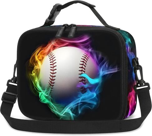 Gamer Boys Lunch Bag - Kids Lunch Box for Boys & Girls,Insulated Video Game Lunchbox with Adjustable Shoulder Strap & Name Tag,Reusable Portable Lunchbox for School Picnic Hiking in Saudi Arabia