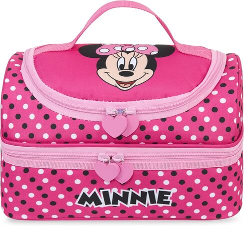 Get Trend Disney Frozen Girls Reusable Insulated Lunch Bag, Lightweight 3L Cooler Bag, Dual Compartment with Handle, Fits Kids Lunch Box for School, Picnic, Elsa Anna Gifts for Girls (Purple Frozen) in Kuwait
