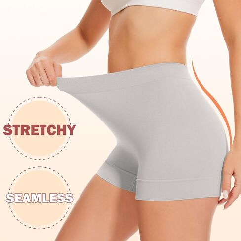 UUMIAER 3 Pack Slip Shorts for Under Dresses, Anti Chafing Women Boyshort Shapewear Yoga Shorts, Size M in Saudi Arabia
