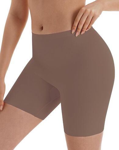 Women's Seamless Anti Chafing Slip Shorts Cooling Boyshort Underwear Smooth Shorts for Skirts & Party Dresses in Saudi Arabia