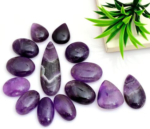 Natural Cabochons Loose Stone for Earrings Jewelry Making and Wire Wrapping Choose Stone | Polished Oval & Pear Shape Stones | DIY Craft, Ring, Pendant Making (20–35 mm, Pack of 5) in Saudi Arabia