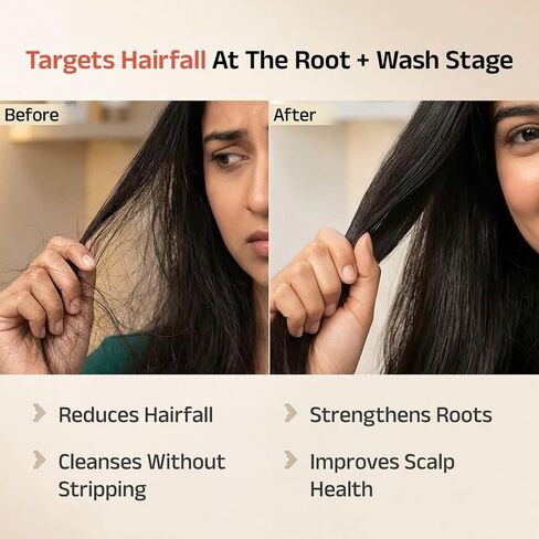Vedix Keshamrut Hair Care Combo With Keshamrut Herbs Infused Hair Oil and Davath Hairfall Shampoo (100 ml + 200 ml) in Kuwait