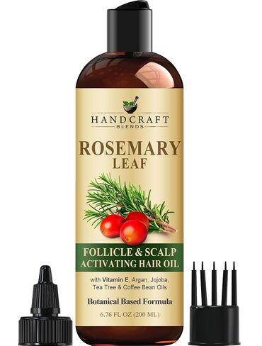 Handcraft Blends Moroccan Argan Oil for Hair 6.76 Fl oz | Moisturizing and Nourishing | Scalp and Hair Oil | Hydrating | Strengthening | All Hair Types in Kuwait