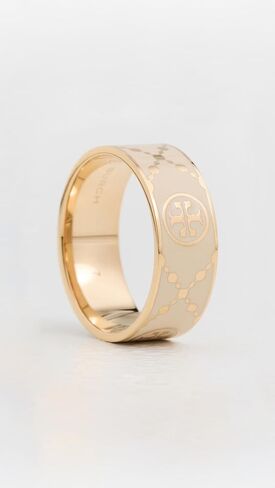 Tory Burch Women's Icon T Monogram Ring in Kuwait