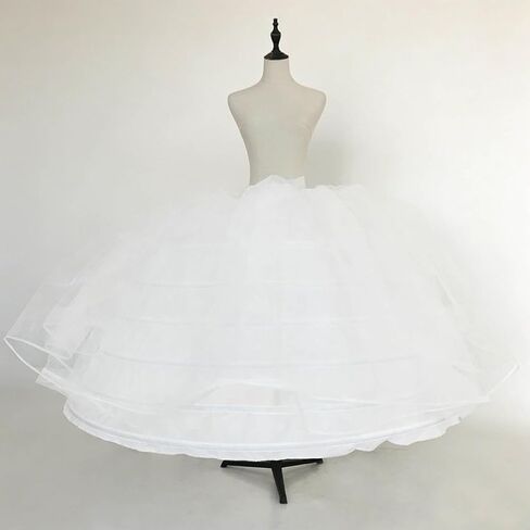 Women Crinoline Petticoat A-line 7 Hoop Skirt Slips Long Underskirt for Wedding Bridal Dress Ball Gown Women in Saudi Arabia