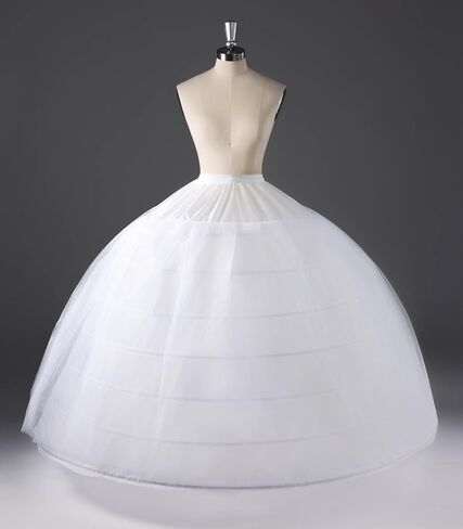 Women Crinoline Petticoat A-line 7 Hoop Skirt Slips Long Underskirt for Wedding Bridal Dress Ball Gown Women in Saudi Arabia