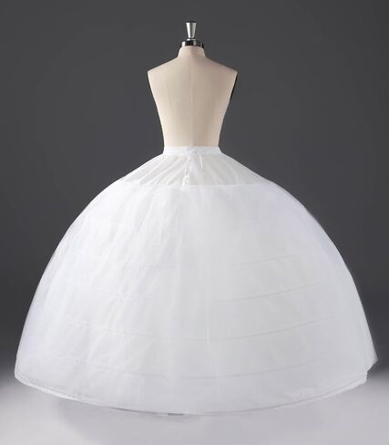 Women Crinoline Petticoat A-line 7 Hoop Skirt Slips Long Underskirt for Wedding Bridal Dress Ball Gown Women in Saudi Arabia