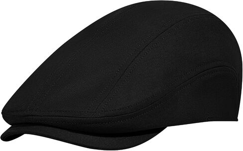 100% Cotton Newsboy Cap for Men Adjustable Flat Gatsby Ivy Cabbie Beret Hat for Summer Driving Hunting in Saudi Arabia