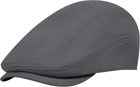 100% Cotton Newsboy Cap for Men Adjustable Flat Gatsby Ivy Cabbie Beret Hat for Summer Driving Hunting in Saudi Arabia