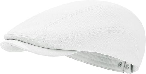 100% Cotton Newsboy Cap for Men Adjustable Flat Gatsby Ivy Cabbie Beret Hat for Summer Driving Hunting in Saudi Arabia
