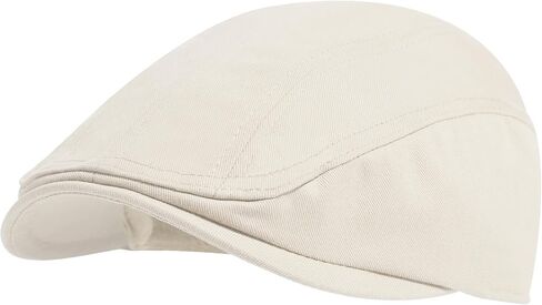 Newsboy Cap 100% Cotton Mens Flat Hats Newsies Hat Cabbie Golf Gatsby Ivy Irish Caps for Men in Saudi Arabia